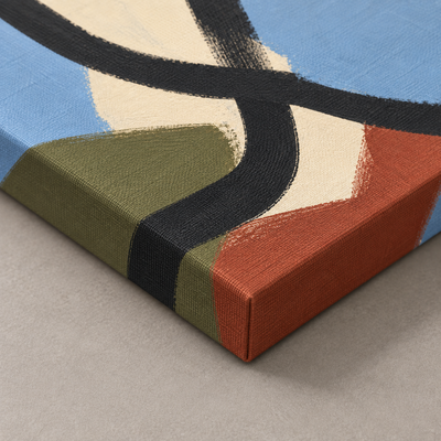 Canvas edge or frame detail