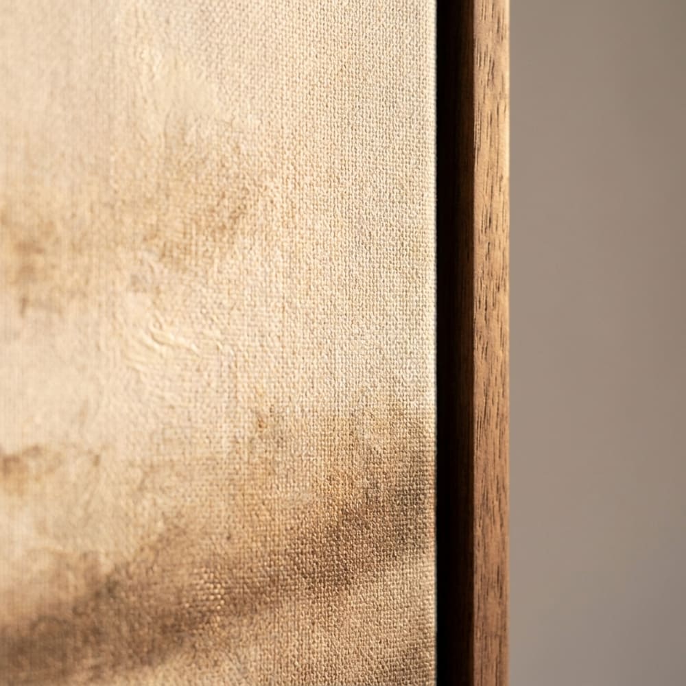 Framed Canvas surface detail