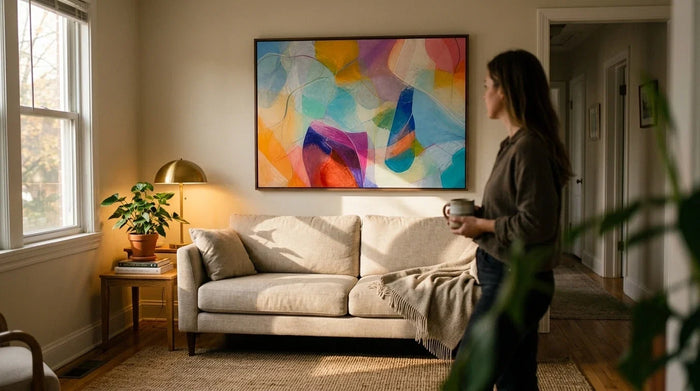 Choosing Art Colours for a Room You Already Live In