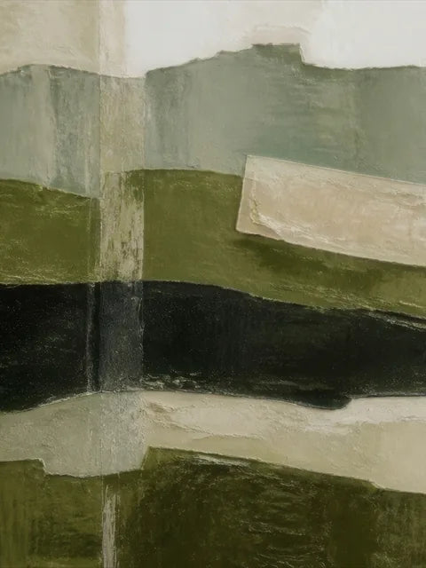 Green Abstract Wall Art