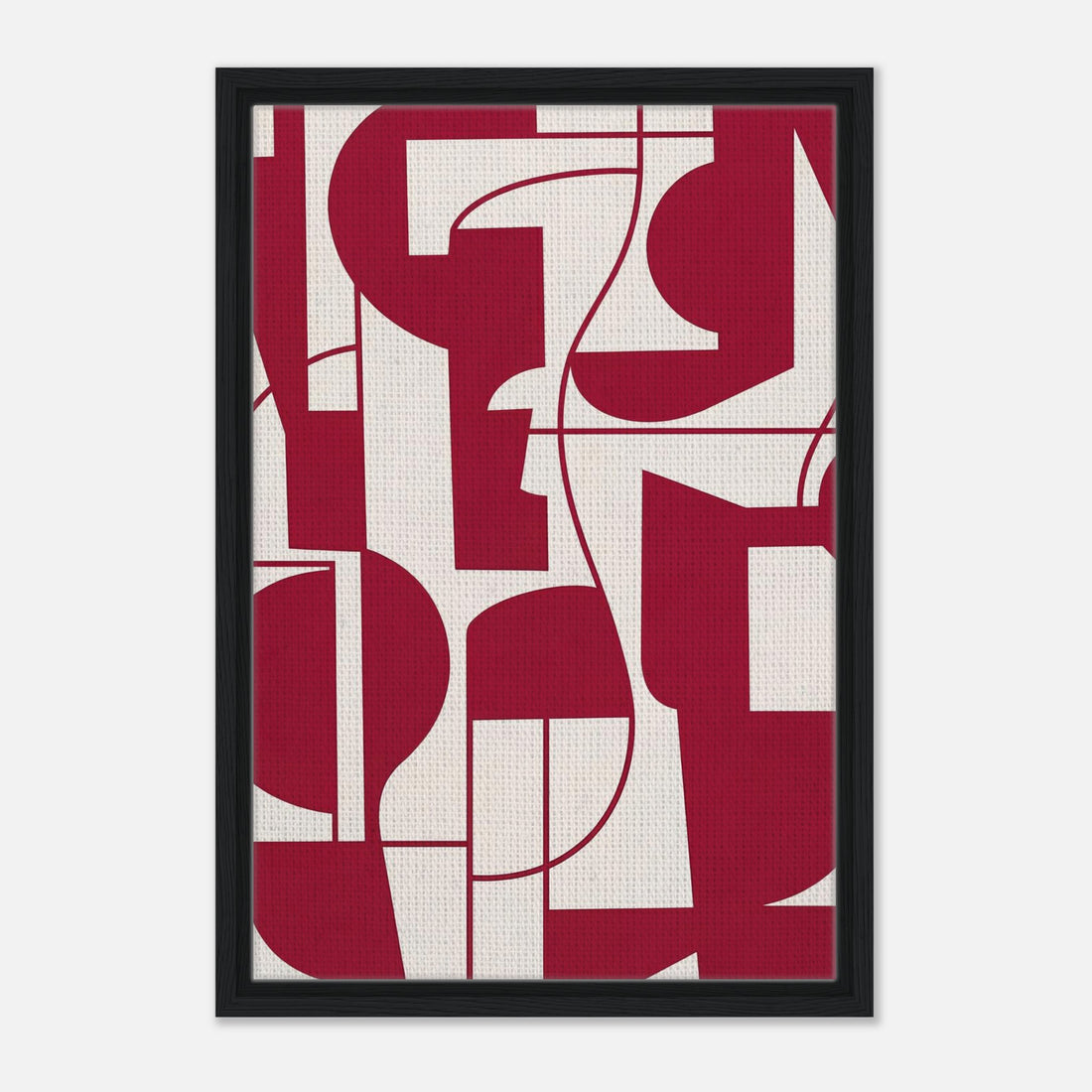 Cipher | Abstract Framed Canvas