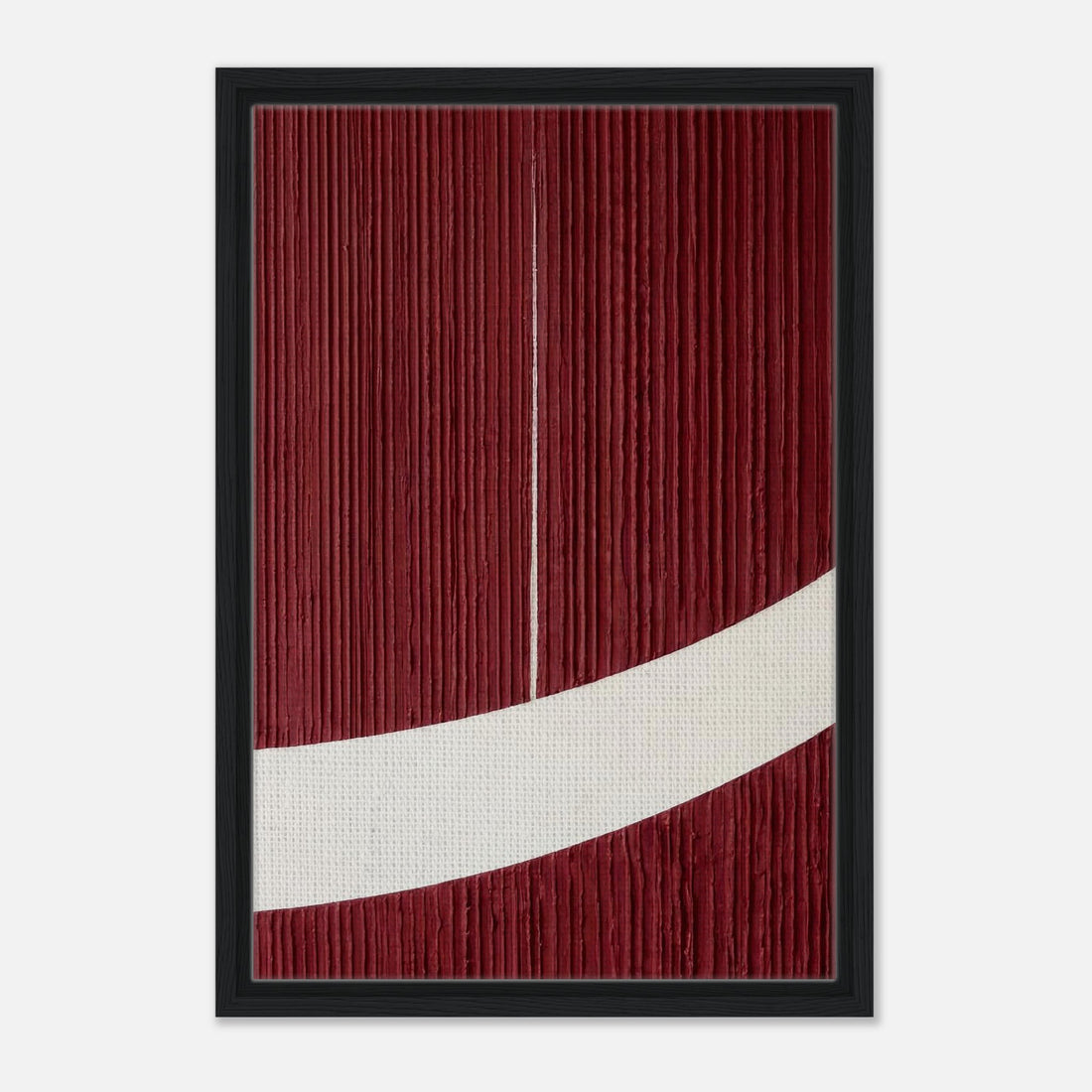 Lunar Arc | Abstract Framed Canvas