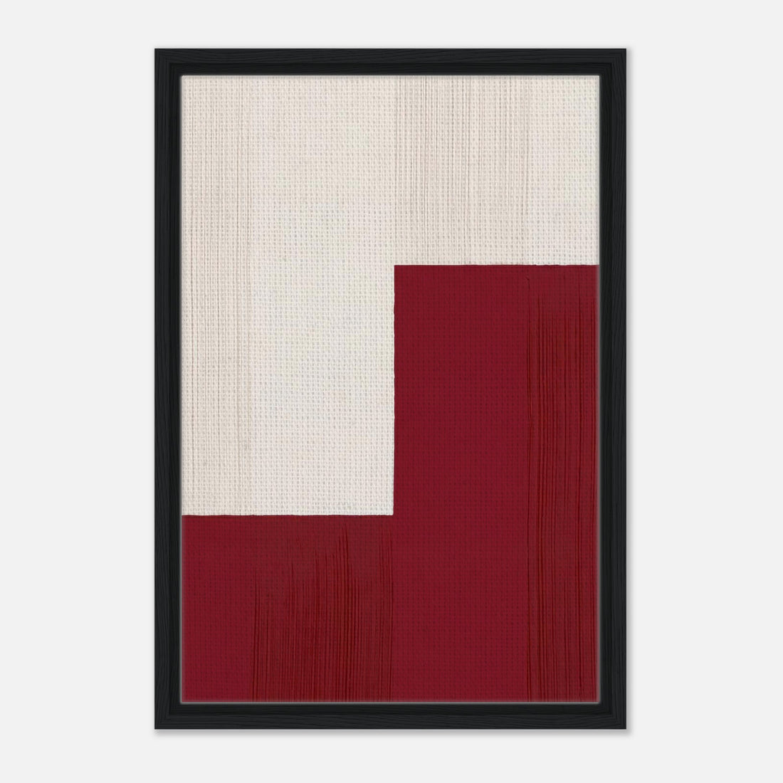 Amber Field | Abstract Framed Canvas