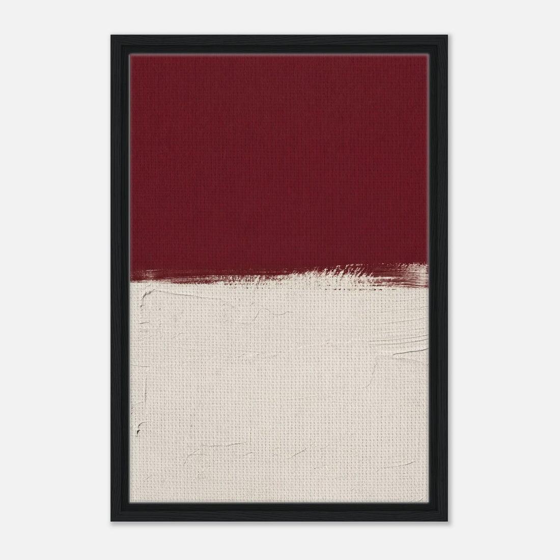 Horizon Line | Abstract Framed Canvas