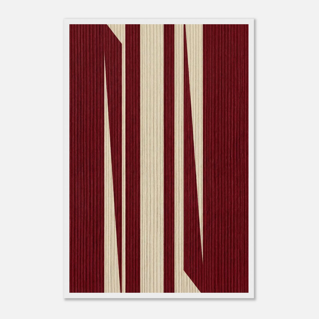 Vertical Fracture I | Abstract Premium Wooden Framed