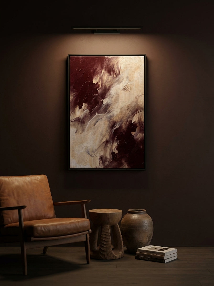 The Signature Collection — Cipher Noir framed canvas