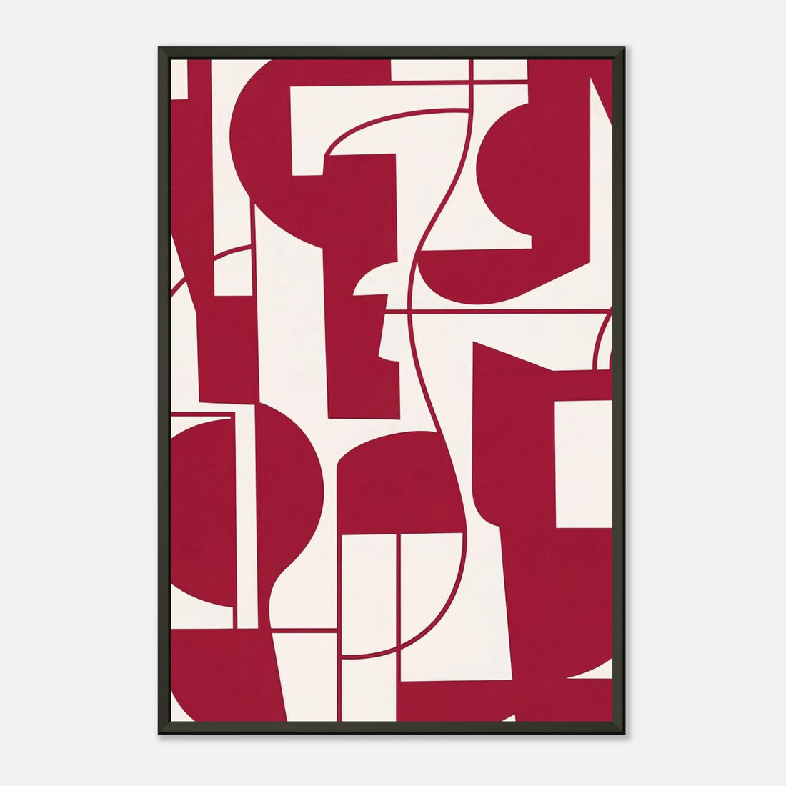 Cipher — Abstract Premium Framed Wall Art