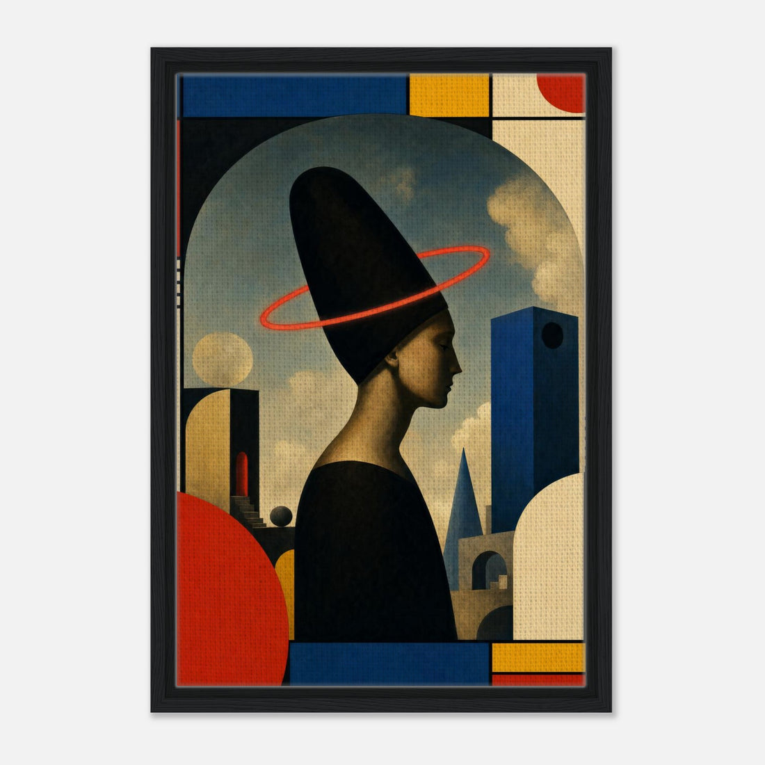 Crown | Surreal Framed Canvas