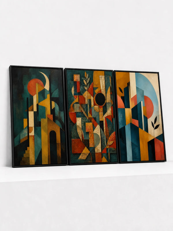 laco-3p-set-10-black-framed-canvas-lean.webp