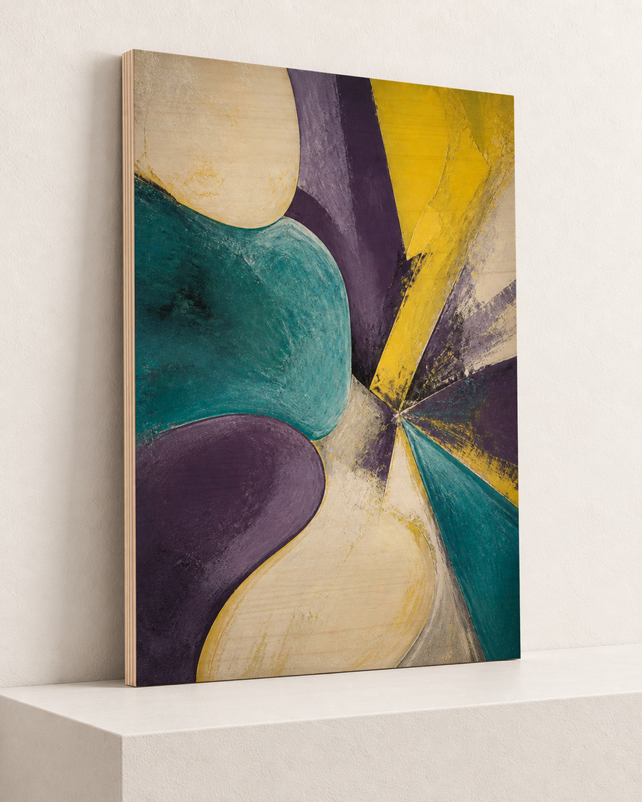 Petals After Dark | Wood Print