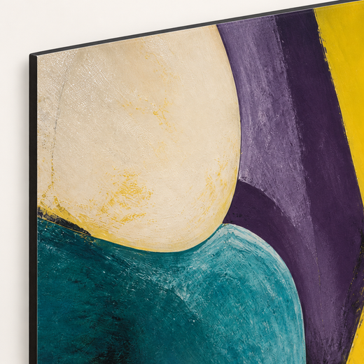 Petals After Dark | Foam Print — edge close-up