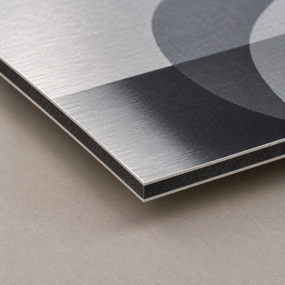 Brushed Aluminum edge or frame detail
