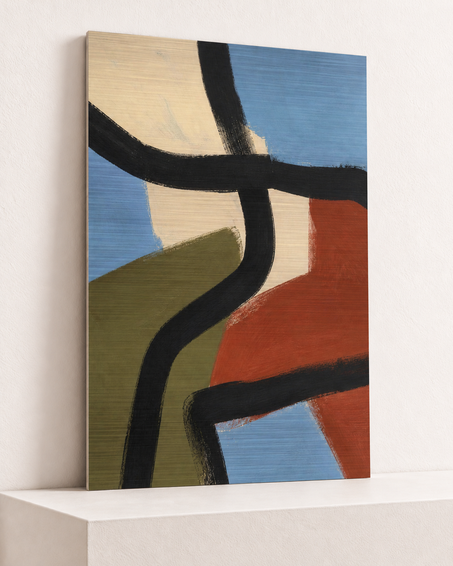Take the Long Way | Brushed Aluminum Print
