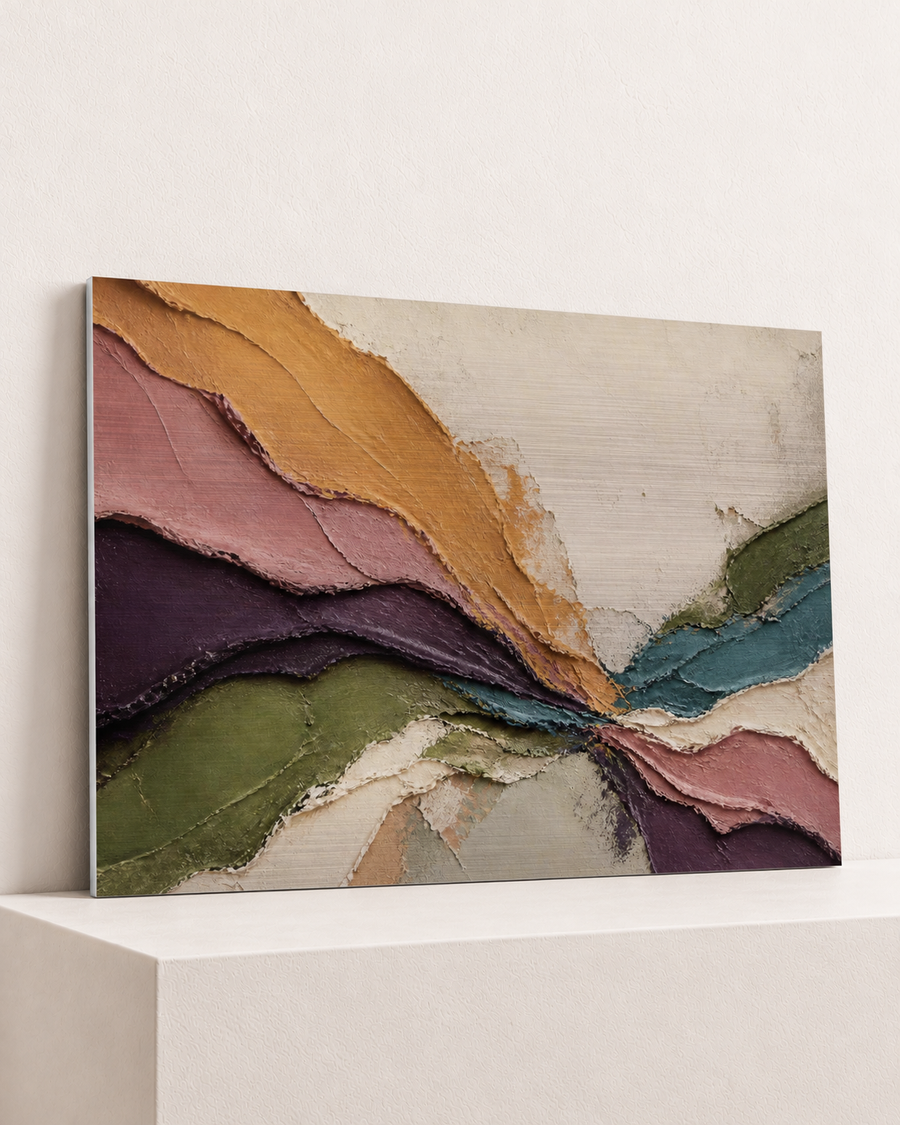 Colour at the Edges | Brushed Aluminum Print