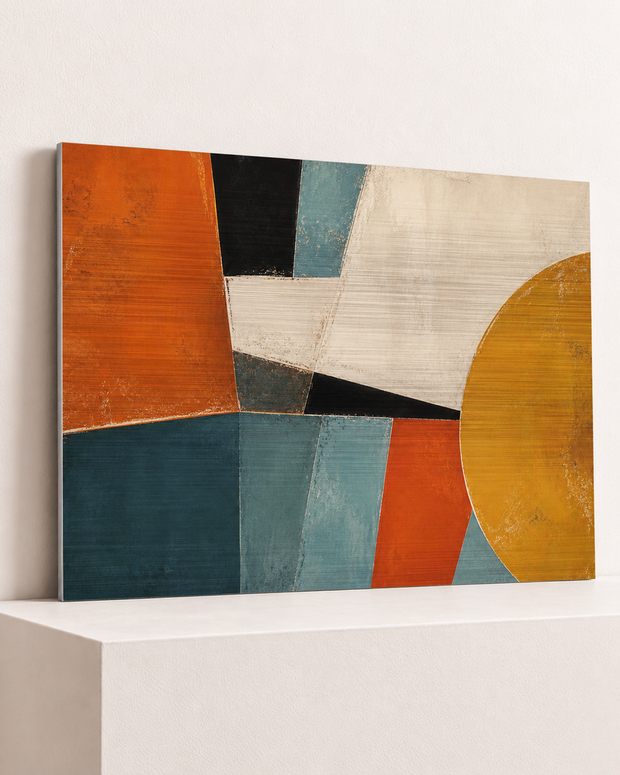 Side by Side | Brushed Aluminum Print