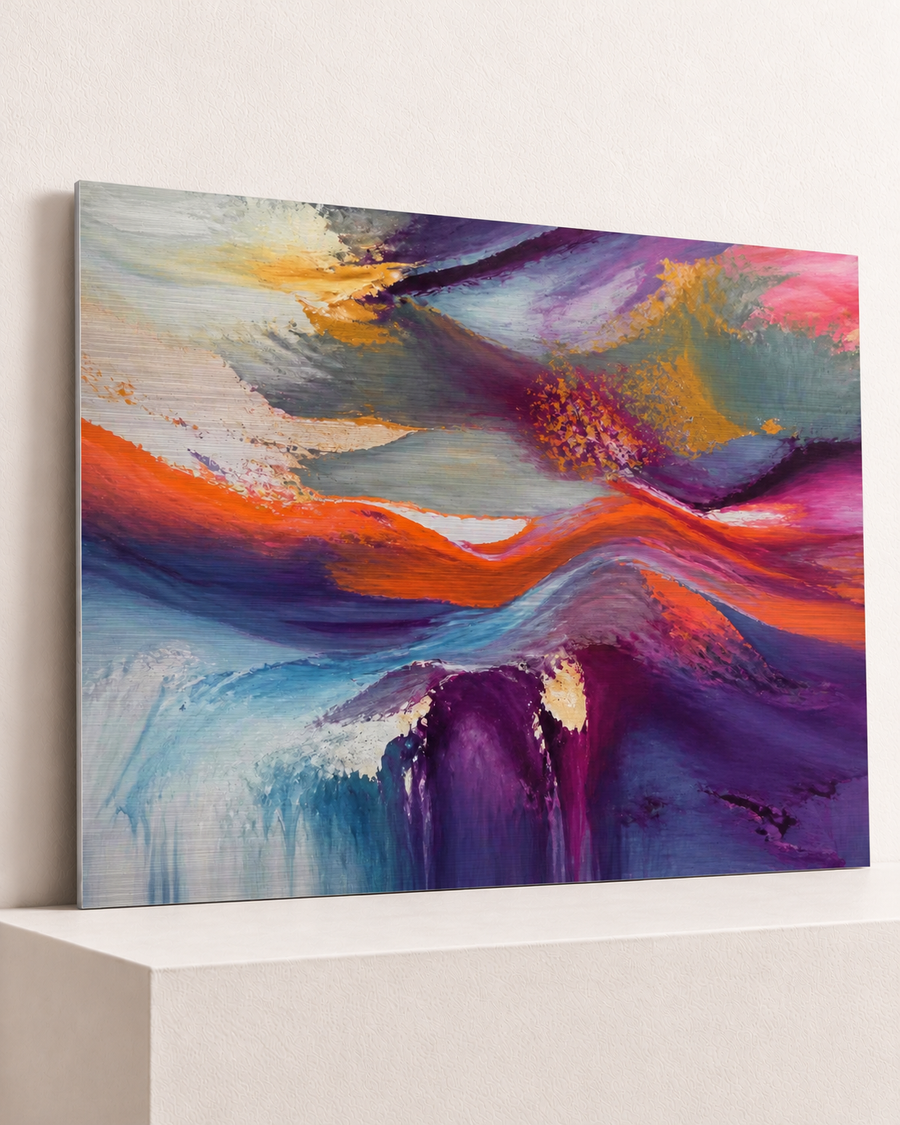 Beyond the Bend | Brushed Aluminum Print