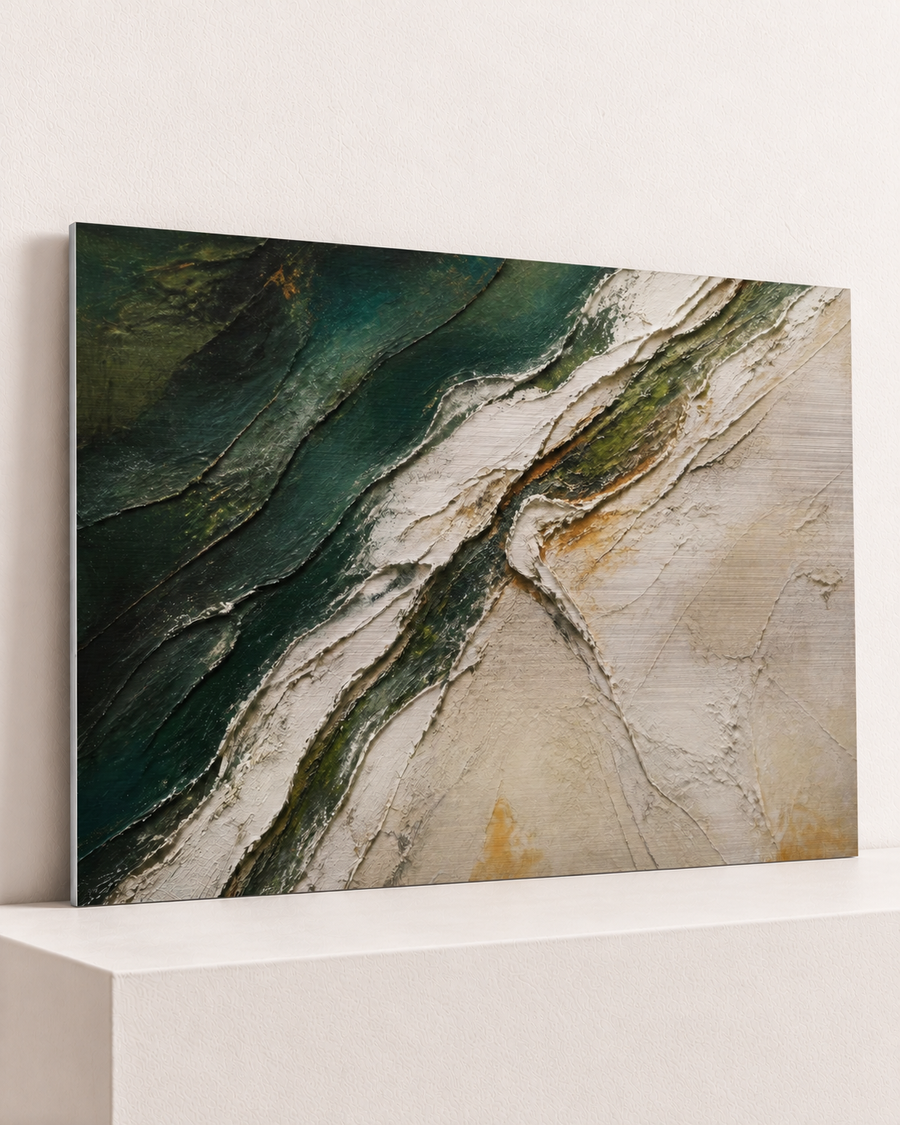 Tidal Fault | Brushed Aluminum Print