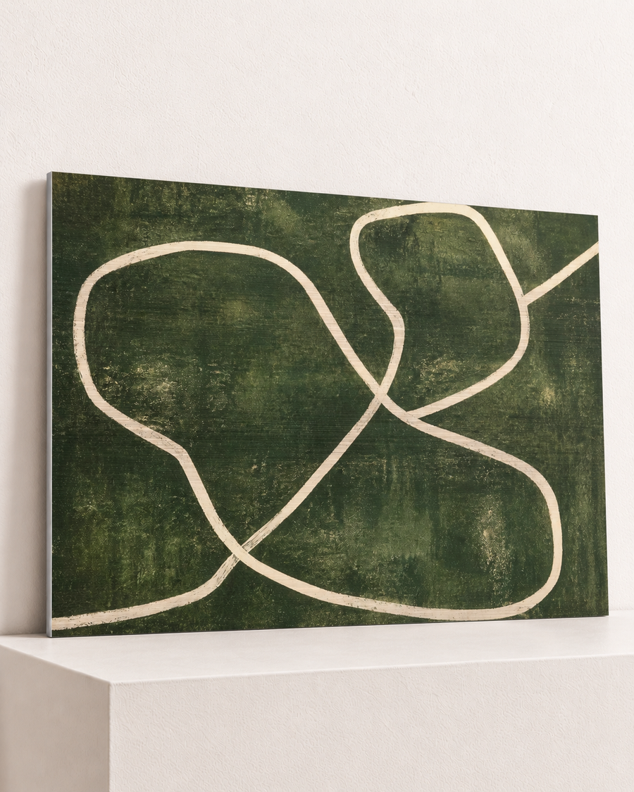The Wandering Line | Brushed Aluminum Print