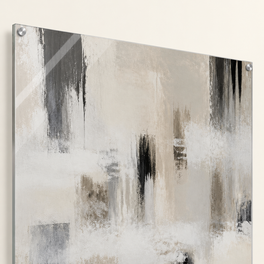 Black Comes Through | Acrylic Print — edge close-up