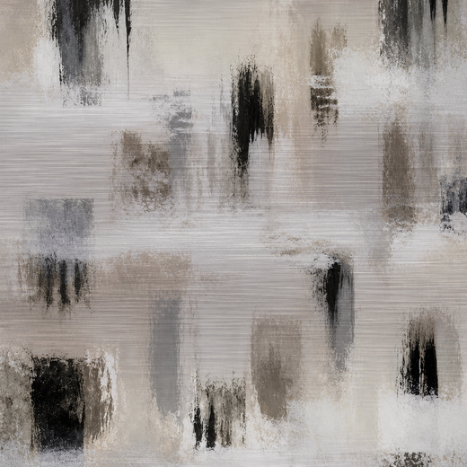 Black Comes Through | Brushed Aluminum Print — surface close-up