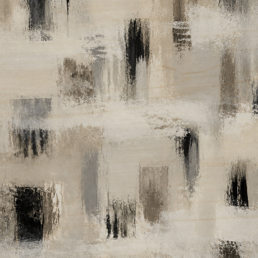 Black Comes Through | Wood Print — surface close-up