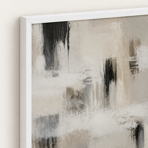 Black Comes Through | Wooden Framed — edge close-up