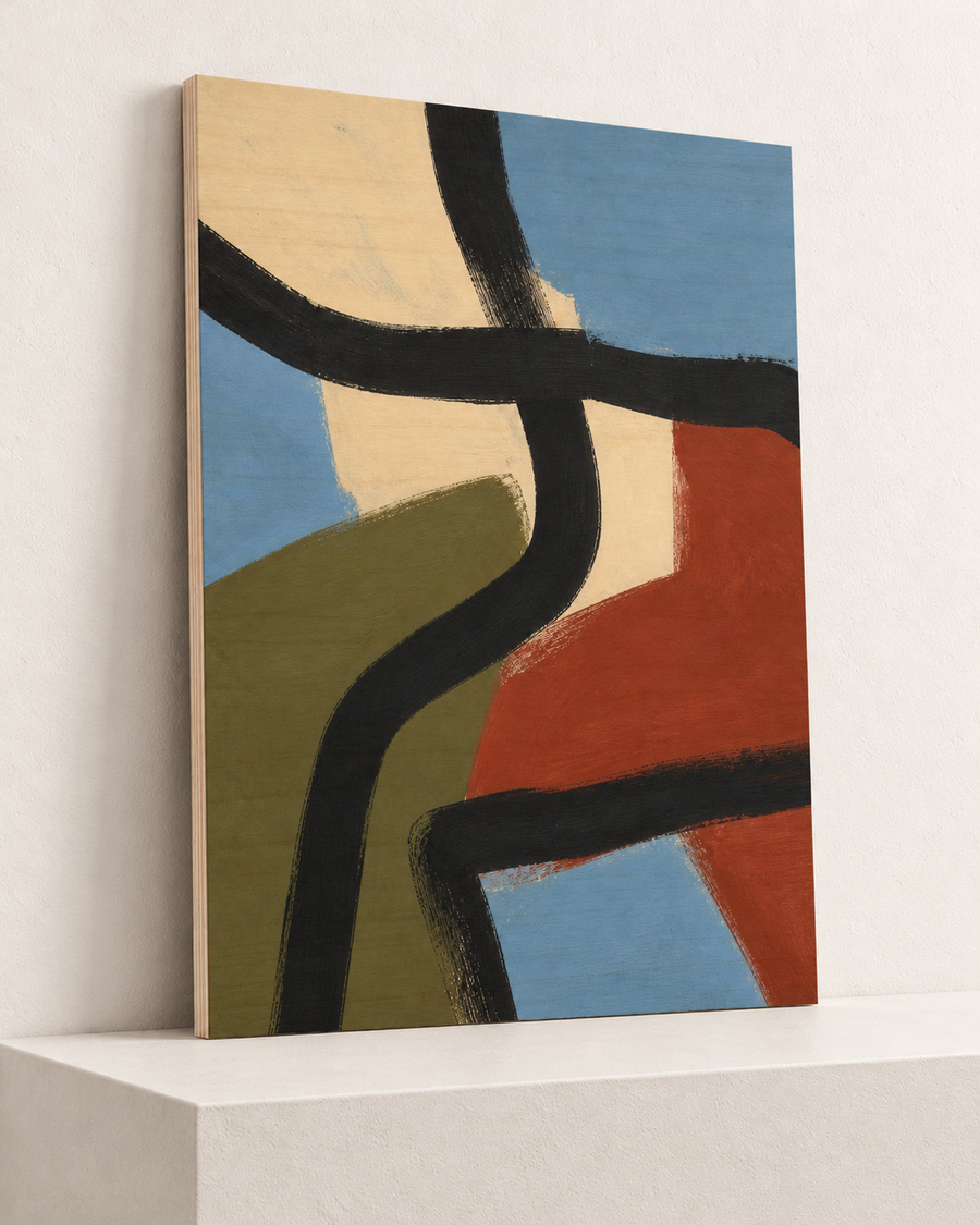 Take the Long Way | Wood Print