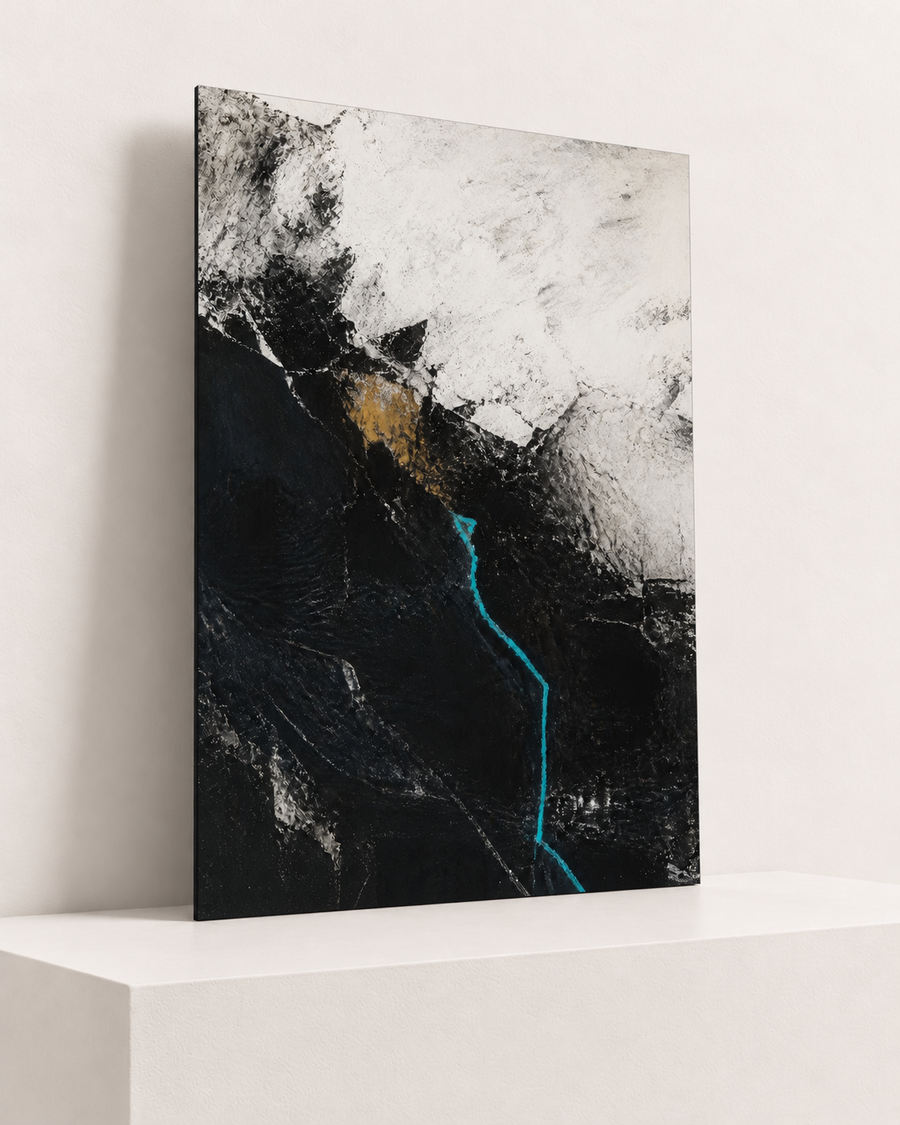 Blue Fault | Foam Print