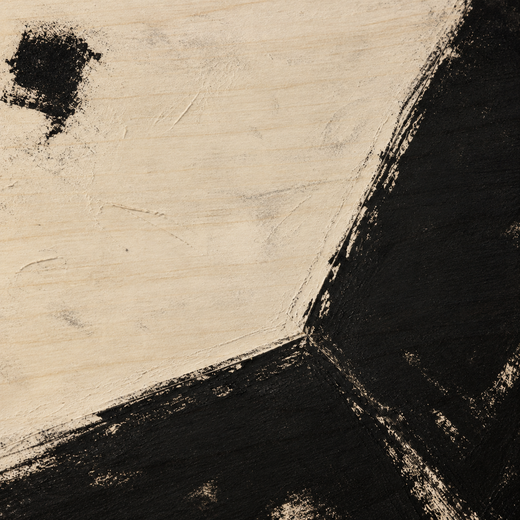 At the Corner | Wood Print — surface close-up
