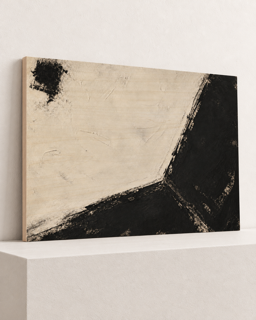 At the Corner | Wood Print