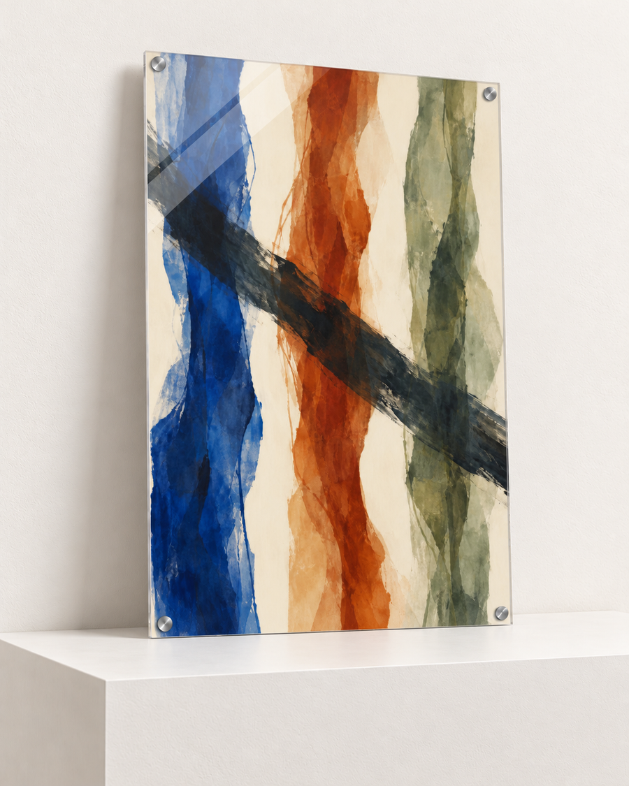 Colour in Strips | Acrylic Print