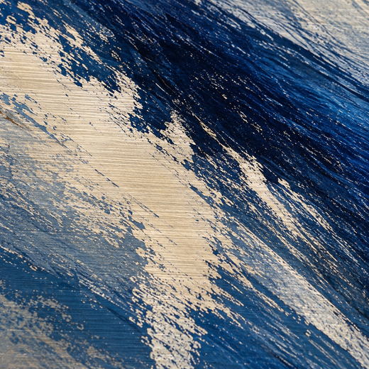 Broken Water | Brushed Aluminum Print — surface close-up