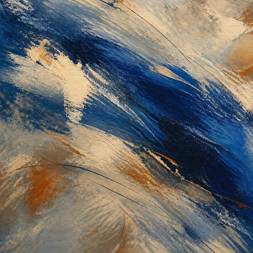 Broken Water | Wood Print — surface close-up