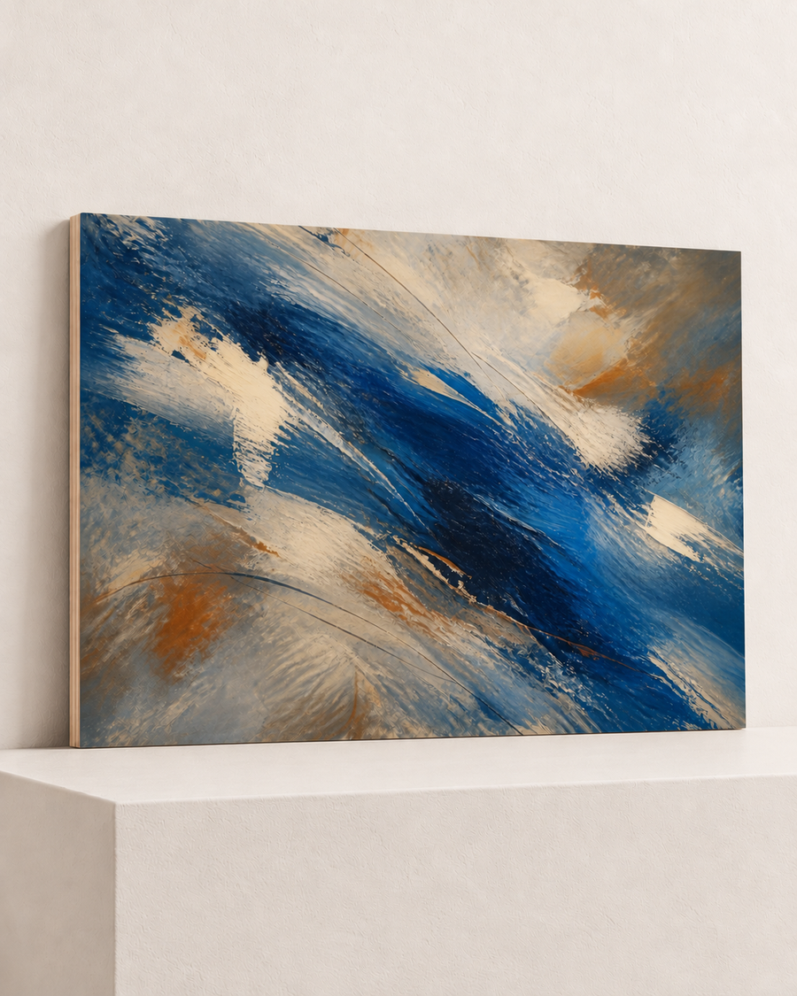 Broken Water | Wood Print