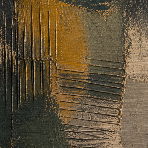 Under the Ochre | Brushed Aluminum Print — surface close-up