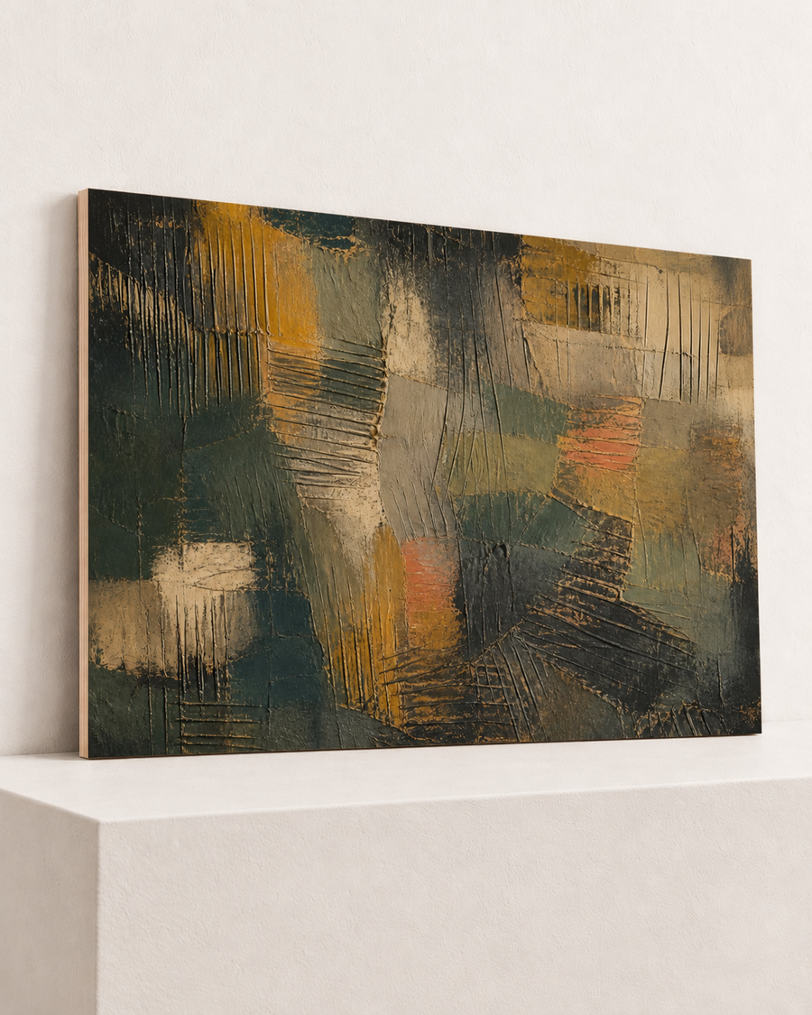 Under the Ochre | Wood Print