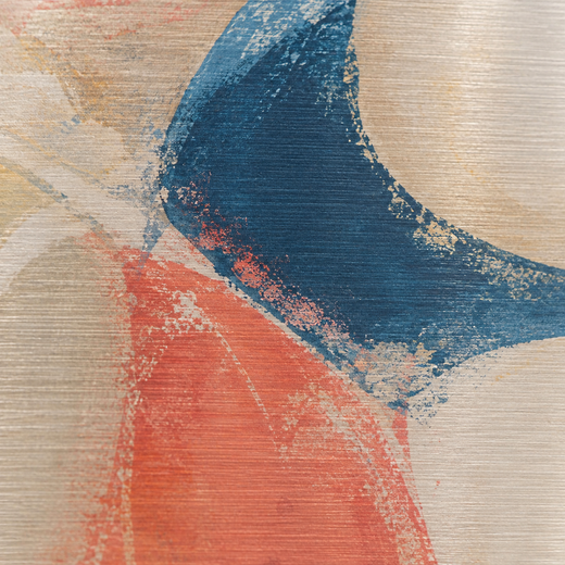 Small Circles | Brushed Aluminum Print — surface close-up