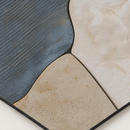 Slate and Sand | Foam Print — surface close-up