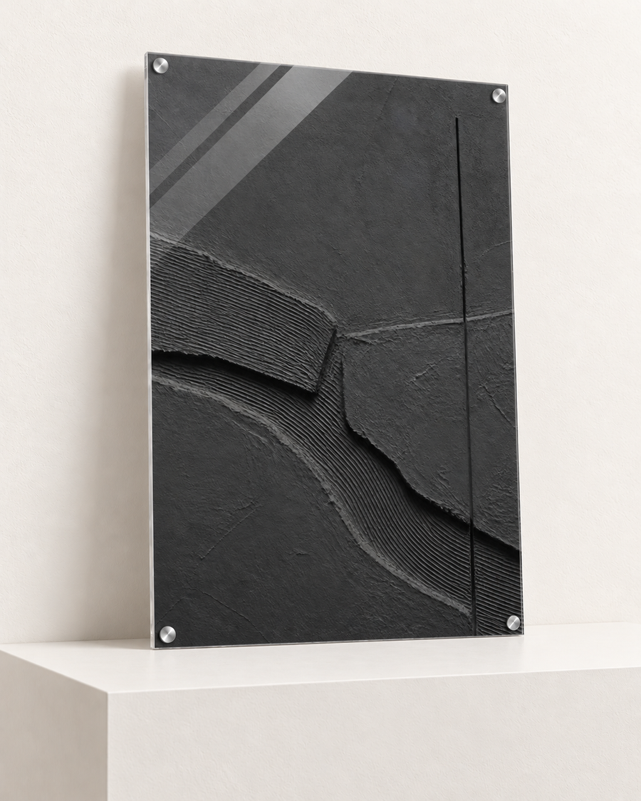 Charcoal Relief | Acrylic Print