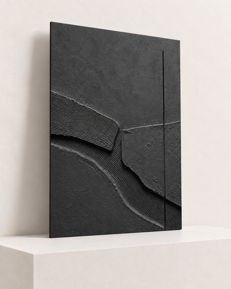 Charcoal Relief | Foam Print