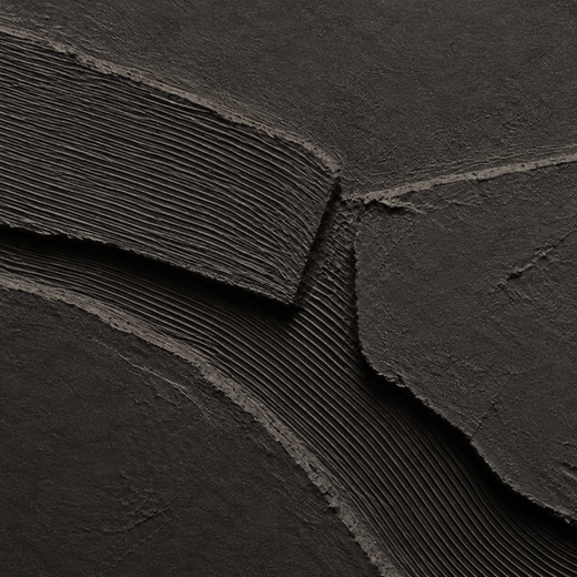 Charcoal Relief | Wood Print — surface close-up
