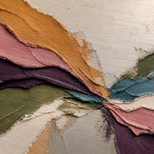 Colour at the Edges | Brushed Aluminum Print — surface close-up