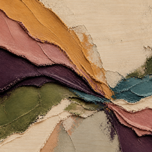Colour at the Edges | Wood Print — surface close-up