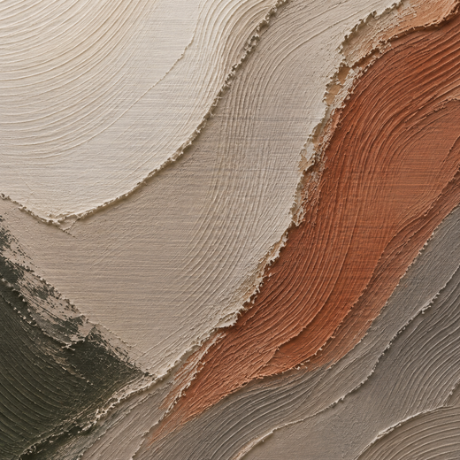 Along the Contour | Brushed Aluminum Print — surface close-up