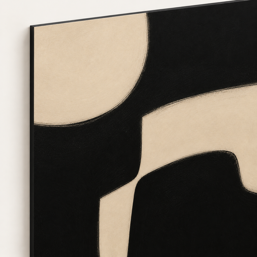Cream Cutouts | Foam Print — edge close-up