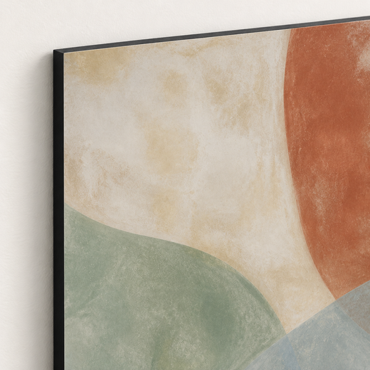 Curved Quiet | Foam Print — edge close-up