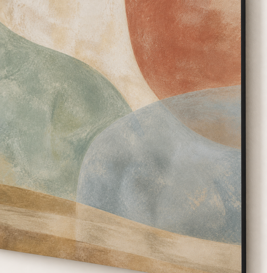Curved Quiet | Foam Print — surface close-up