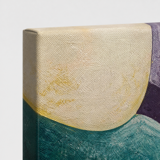 Petals After Dark | Canvas — edge close-up