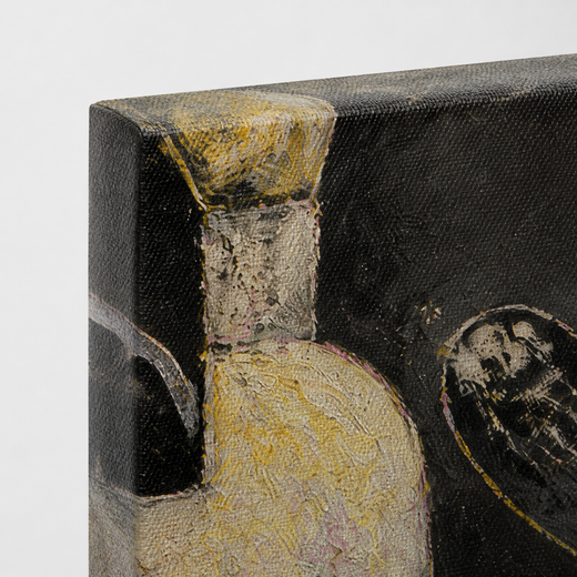 The Last Cup | Canvas — edge close-up
