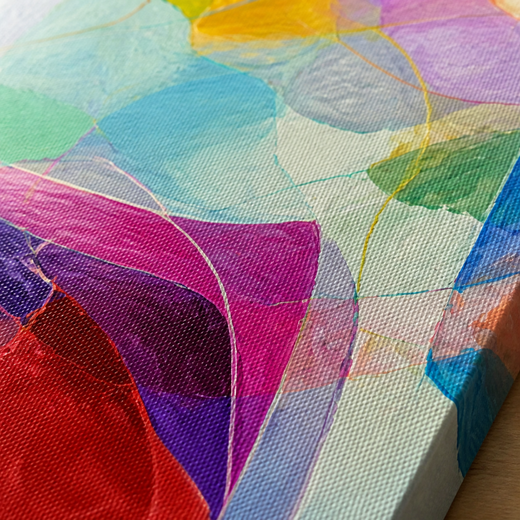 Afterimage | Canvas — surface close-up